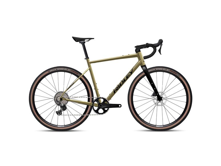 Gravelové kolo RIDLEY KANZO ADVENTURE Alu GRX600 Bronze Green/Black