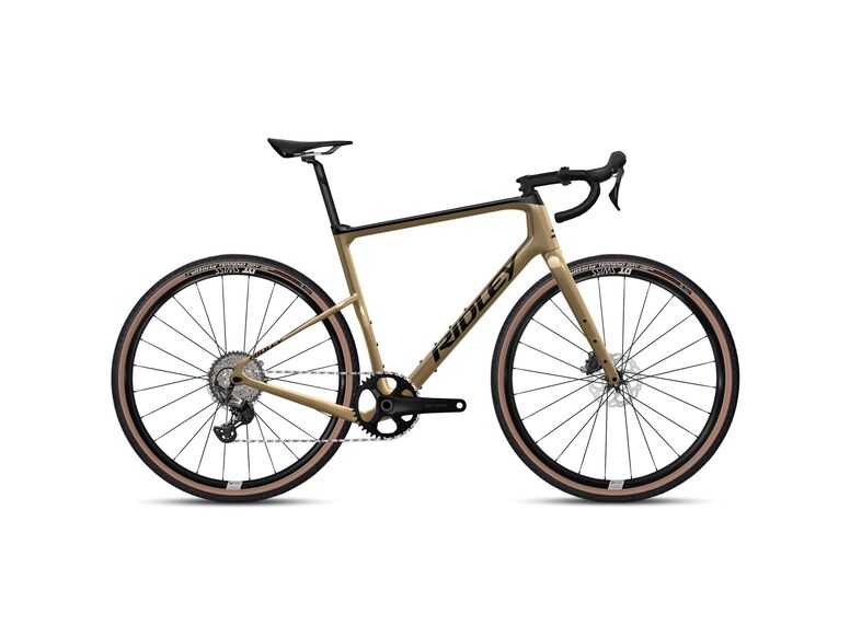 Gravelové kolo RIDLEY KANZO Adventure GRX600 Desert Dune Metallic/Black Metallic
