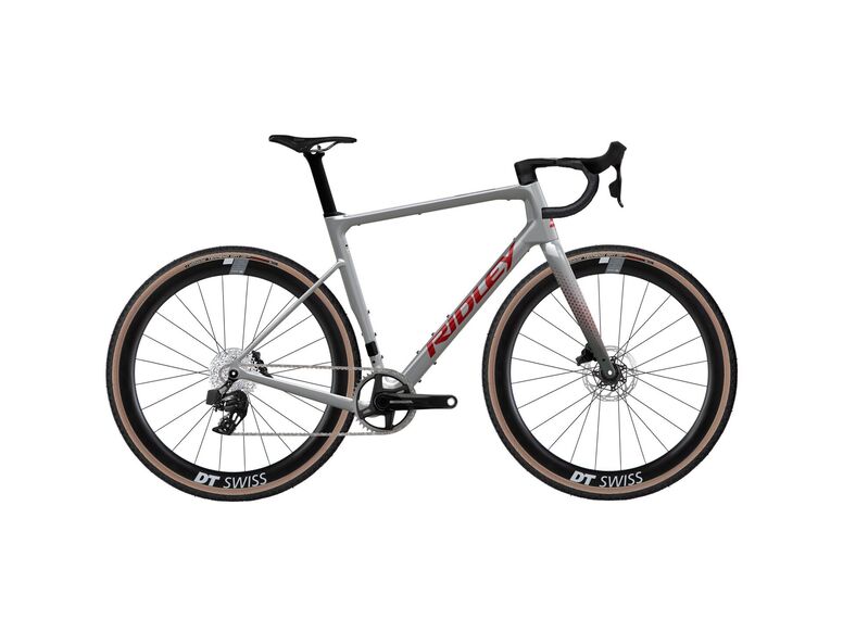 Gravelové kolo RIDLEY GRIFN RS SRAM Force XPLR Battleship Grey/Candy Red Metallic