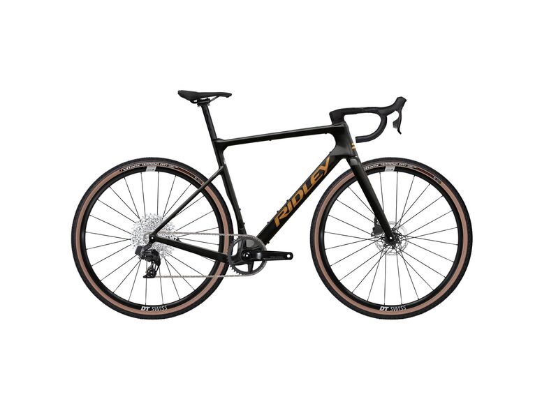 Gravelové kolo RIDLEY ASTR Rival XPLR Black Metallic/Bronze Gold