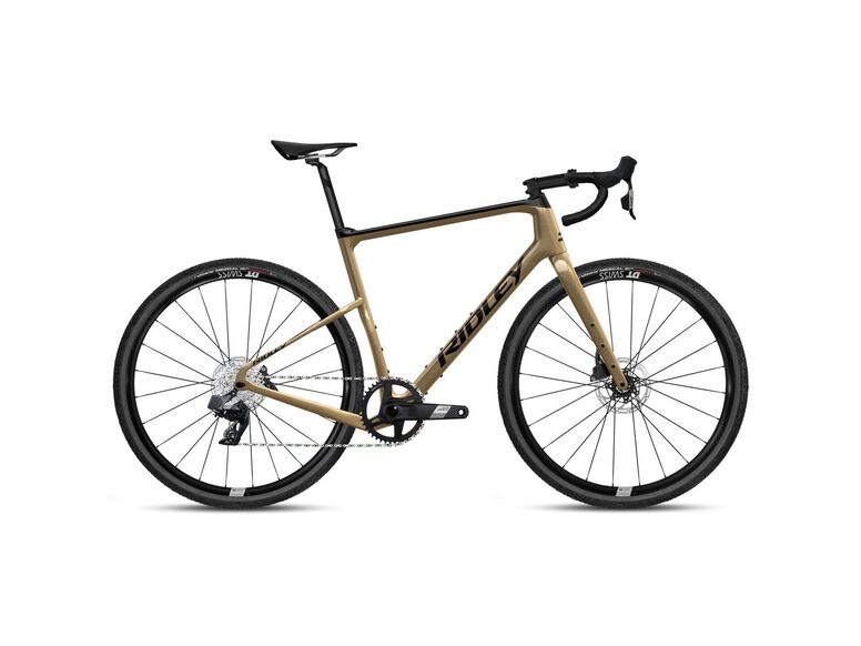 Gravelové kolo RIDLEY kolo KANZO Adventure Apex AXS Desert Dune Metallic/Black Metallic