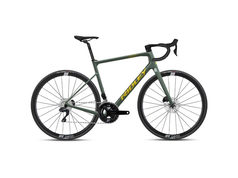 Gravelové kolo RIDLEY GRIFN Shimano 105 Di2 Green Smoke/Yellow