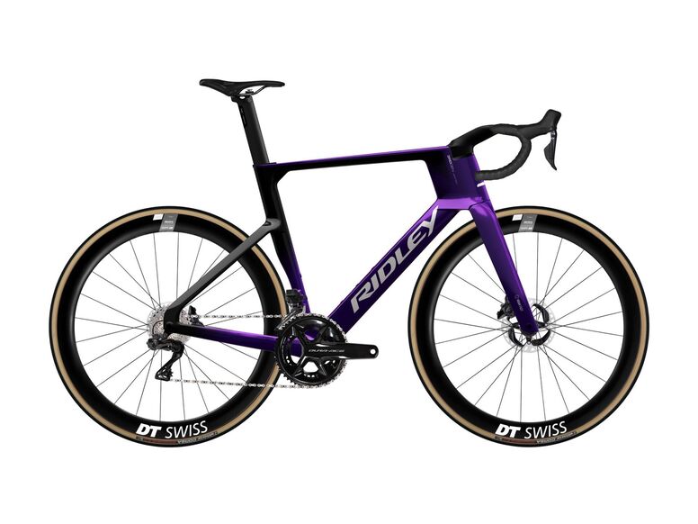 Silniční kolo RIDLEY NOAH Fast DuraAce Di2 Amethyst Purple/Black/White