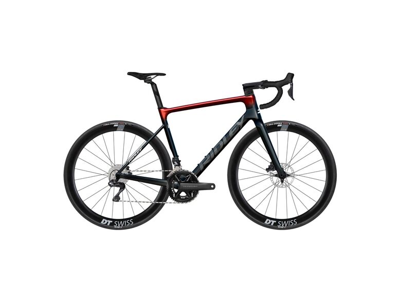 Silniční kolo RIDLEY FALCN Ultegra Di2 UD Carbon/Candy Red Metallic/Silver