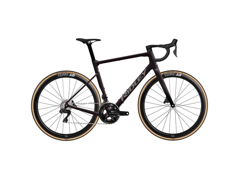 Gravelové kolo RIDLEY GRIFN RS DuraAce Di2 Dark Plum Metallic/Autumn Grey Metallic