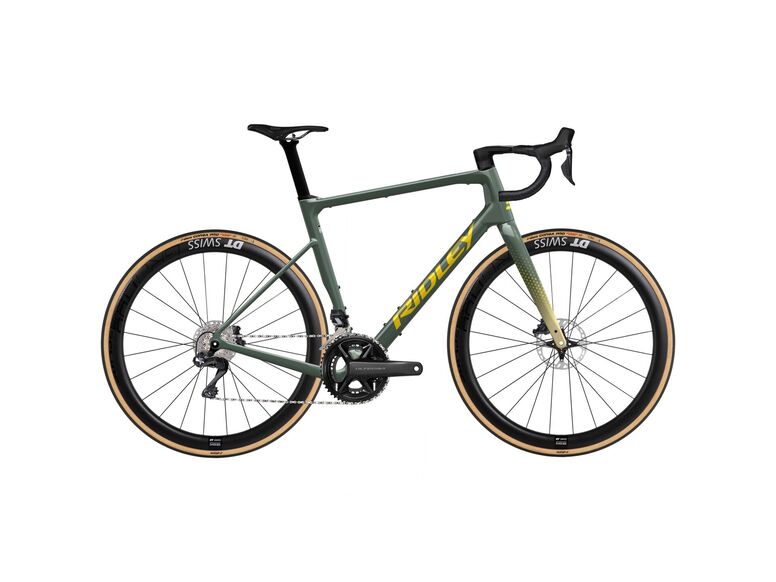 Gravelové kolo RIDLEY GRIFN RS Ultegra Di2 Green Smoke/Yellow