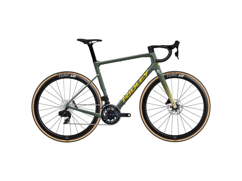 Gravelové kolo RIDLEY GRIFN RS SRAM Force AXS Green Smoke/Yellow