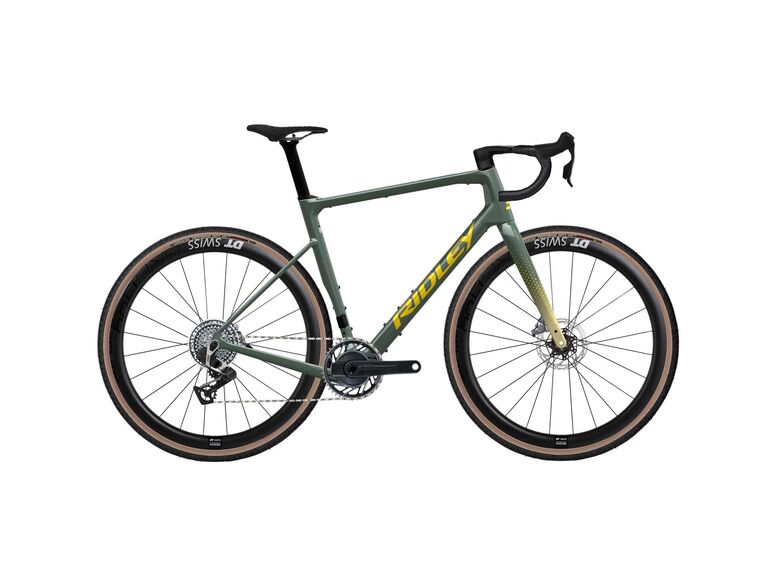 Gravelové kolo RIDLEY GRIFN RS SRAM Red XPLR Green Smoke/Yellow