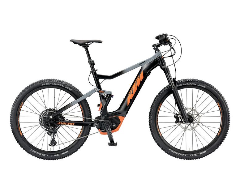 Elektrokolo KTM MACINA LYCAN 274 2019 Black matt (grey+orange)