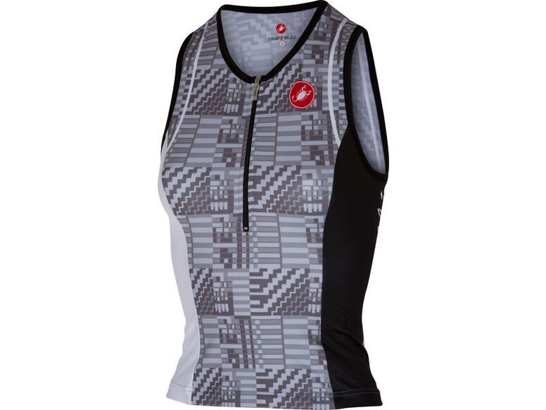 Castelli - dámský top Core Tri, camouflage gray