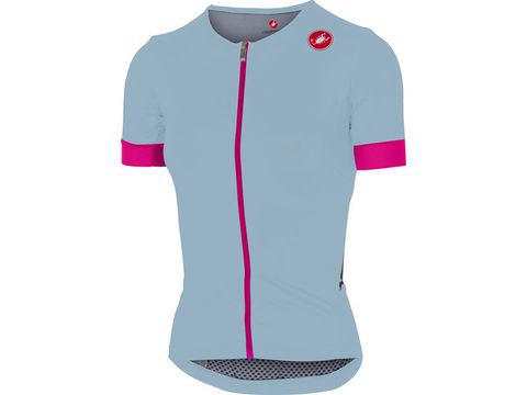 Castelli - dámský dres Free Speed Race, pale blue/pink