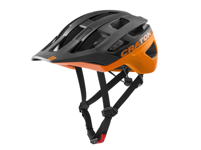Helma Cratoni AllRace Black - Neonorange Matt