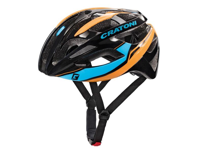 Helma Cratoni C-BREEZE - Black-Blue-Orange Glossy