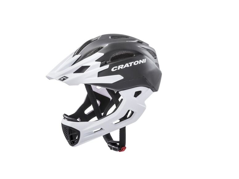 Helma Cratoni C-MANIAC - Black-White Matt