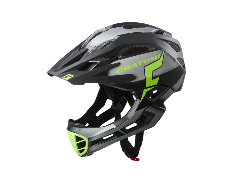 Helma Cratoni C-MANIAC Pro - Black-Lime Matt