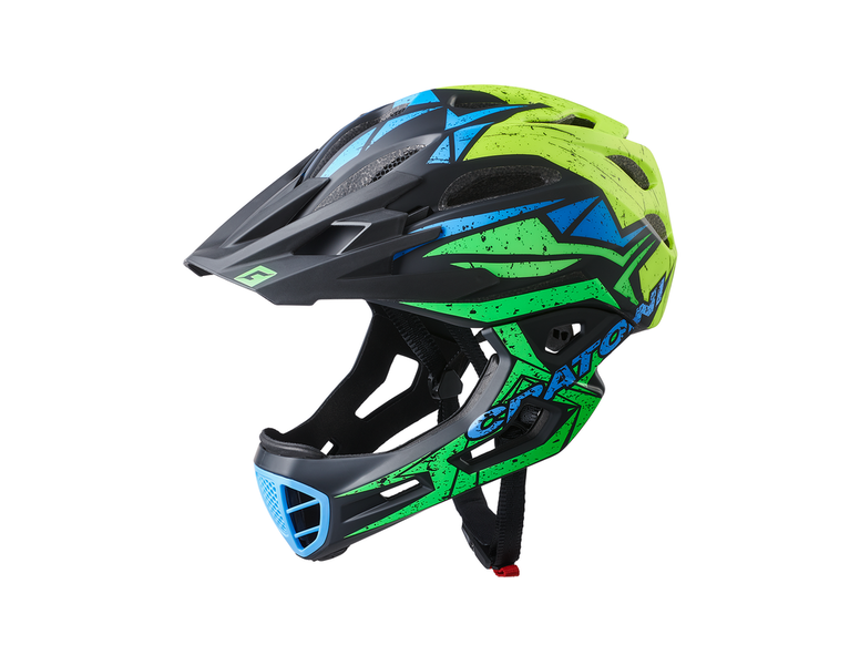 Helma Cratoni C-MANIAC Pro - Black-Lime-Yellow Matt