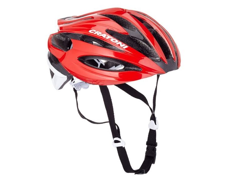 Helma Cratoni C-Shot - Red-Silver Glossy