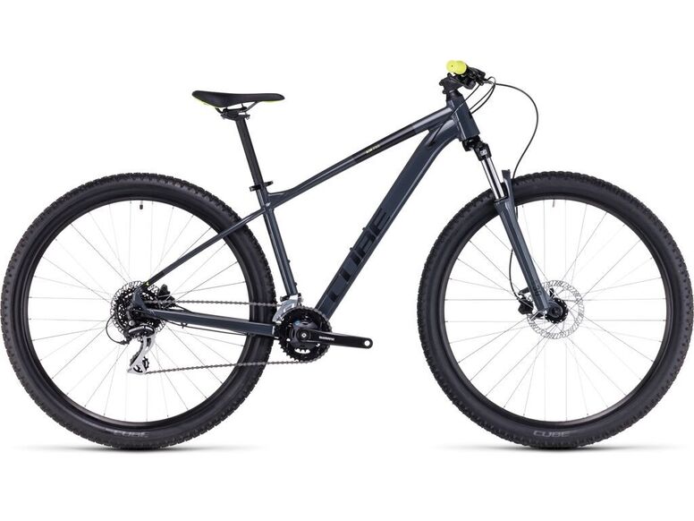 Horské kolo Cube Aim Pro grey´n´flashyellow 2024