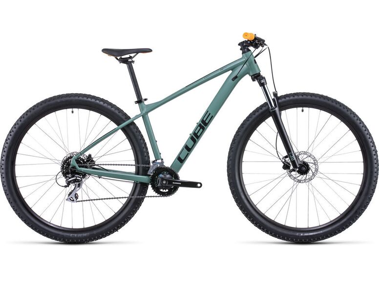 Horské kolo Cube Aim Pro 27,5 olive´n´orange 2022