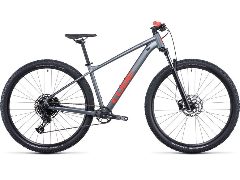 Horské kolo Cube Analog flashgrey´n´red 2022