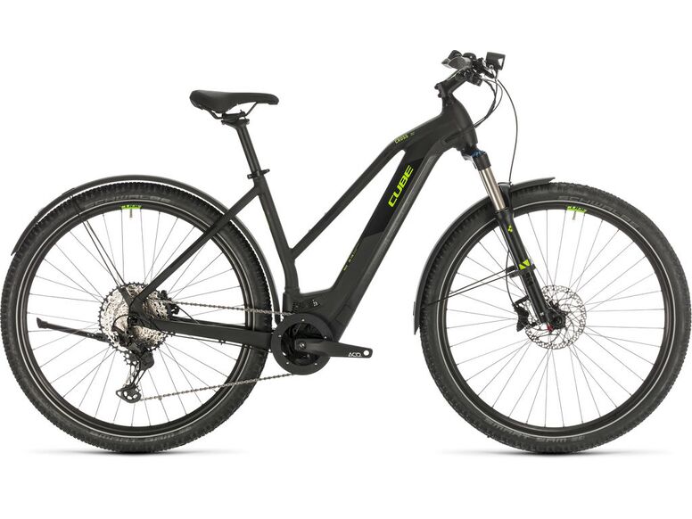 Elektrokolo CUBE CROSS HYBRID RACE ALLROAD 625 TRAPEZE 2020 Black´n´green