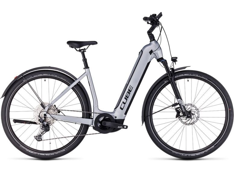 Elektrokolo Cube Nuride Hybrid EXC 750 Allroad polarsilver´n´black Easy Entry 2024