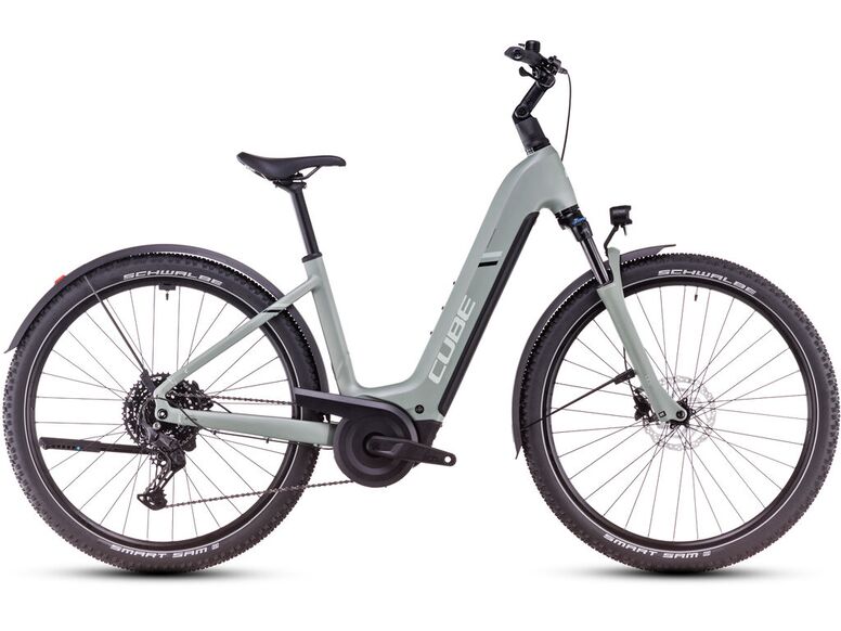 Elektrokolo Cube Nuride Hybrid PRO Easy Entry Allroad 800 pistachio´n´stonegrey 2025