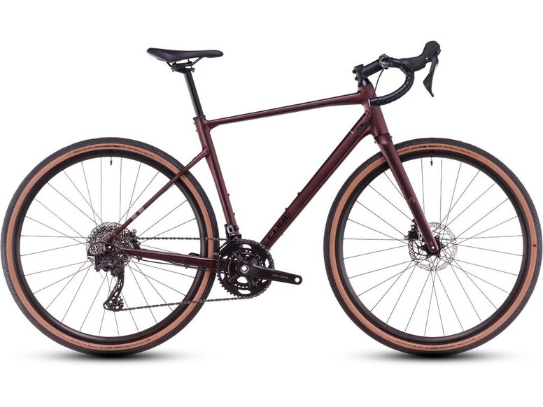 Gravel kolo Cube Nuroad RACE rubyred´n´gloss 2025