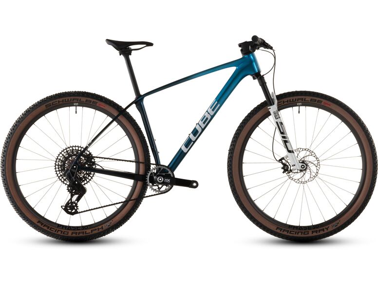 Horské kolo Cube Phenix C:68X Race chromeblue´n´liquidblue 2026