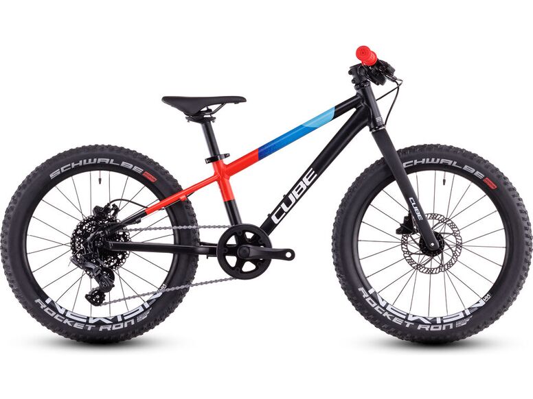 Dětské kolo CUBE REACTION 200 PRO black´n´blue´n´red 2025