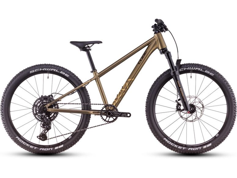 Dětské kolo CUBE REACTION 240 TM goldenlime´n´black  2025