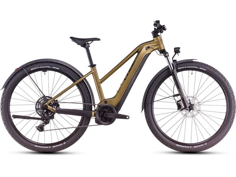 Elektrokolo Cube Reaction Hybrid PERFORMANCE ALLROAD Trapeze 27,5 625 goldenlime´n´black 2025