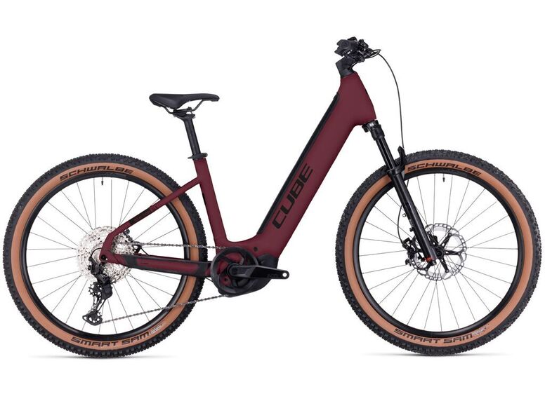 Elektrokolo Cube Reaction Hybrid SLX 750 rubyred´n´black Easy Entry 27.5 2024