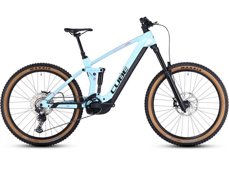 Elektrokolo Cube Stereo Hybrid 160 HPC Race 750 27.5 iceblue´n´black 2024
