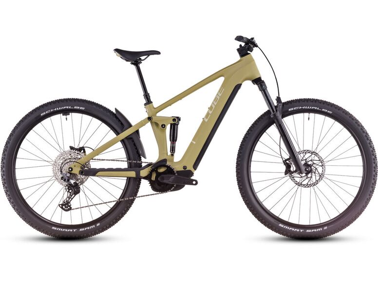 Elektrokolo Cube Stereo Hybrid ONE22 RACE 800 drygreen´n´olive 2025