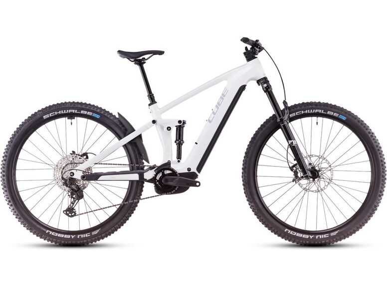 Elektrokolo Cube Stereo Hybrid ONE44 EXC 800 metallicwhite´n´black 2025