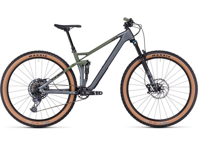 Celoodpružené kolo Cube Stereo ONE22 HPC TM 29 flashgrey´n´olive 2024