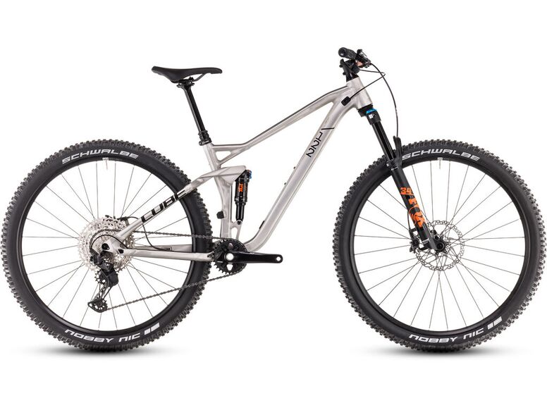 Horské kolo CUBE STEREO ONE22 RACE 29 rawmetal´n´black 2025