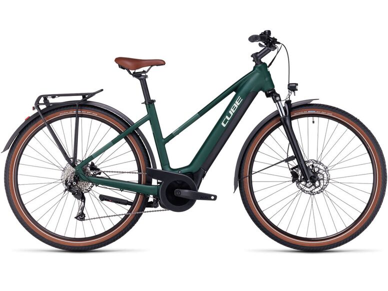 Elektrokolo Cube Touring Hybrid ONE 500 darkgreen´n´green Trapeze 2024