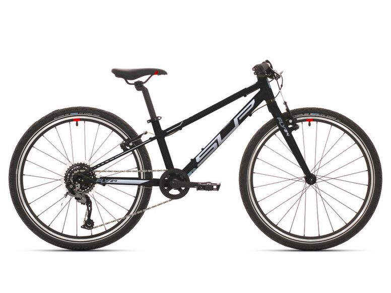 Dětské kolo SUPERIOR F.L.Y. 24 Matte Black/Chrome Silver/Dark Grey 2019