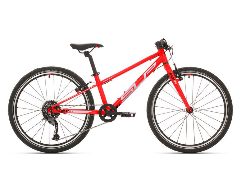 Dětské kolo SUPERIOR  F.L.Y. 24 Matte Red/Chrome Silver/Black 2020