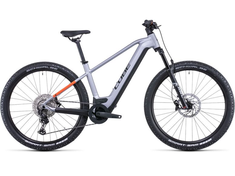 Elektrokolo Cube Reaction Hybrid SL 750 29 polarsilver´n´orange 2022