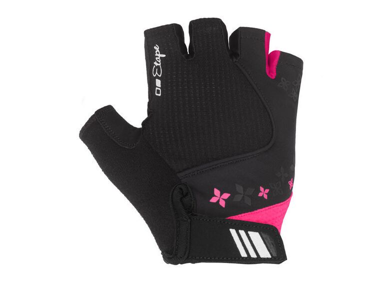 Etape - dámské rukavice AMBRA, černá/růžová