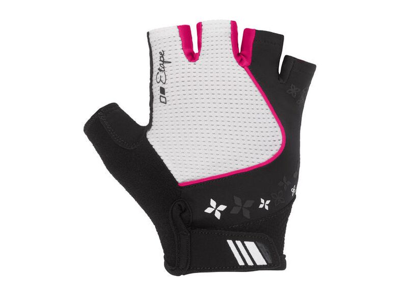 Etape - dámské rukavice AMBRA, bílá/růžová