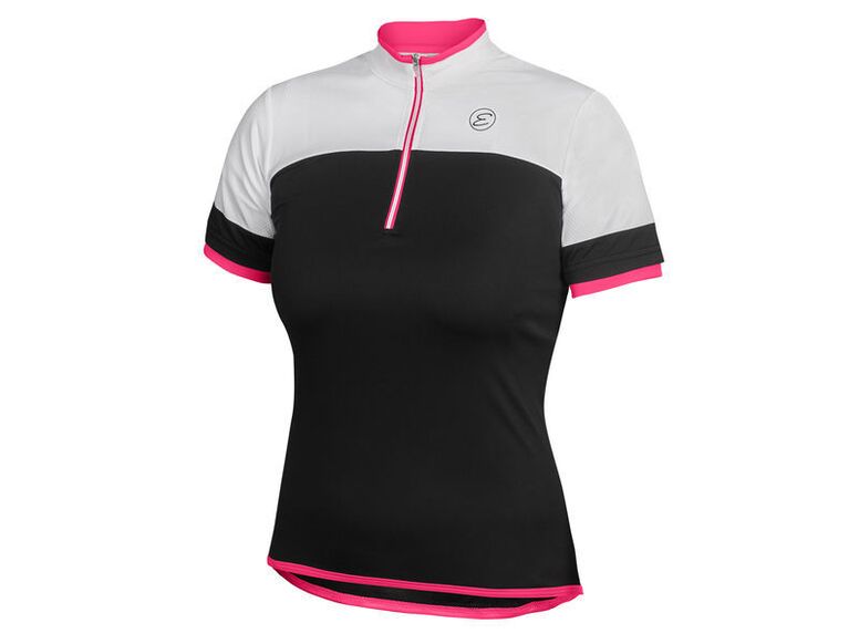 Etape - dámský dres CLARA, černá/růžová