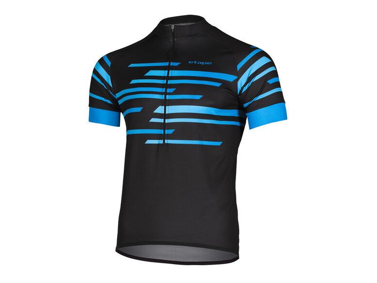 Etape - pánský dres ENERGY, černá/modrá