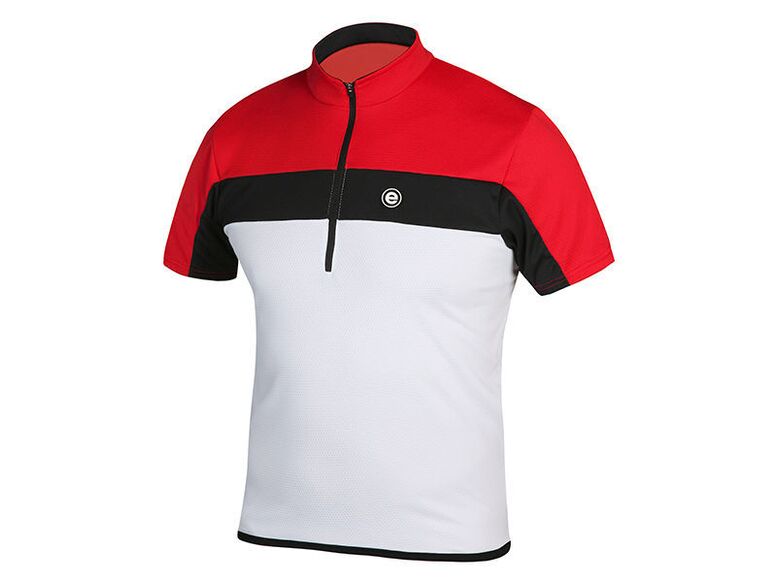 Etape - pánský dres FACE, bílá/červená