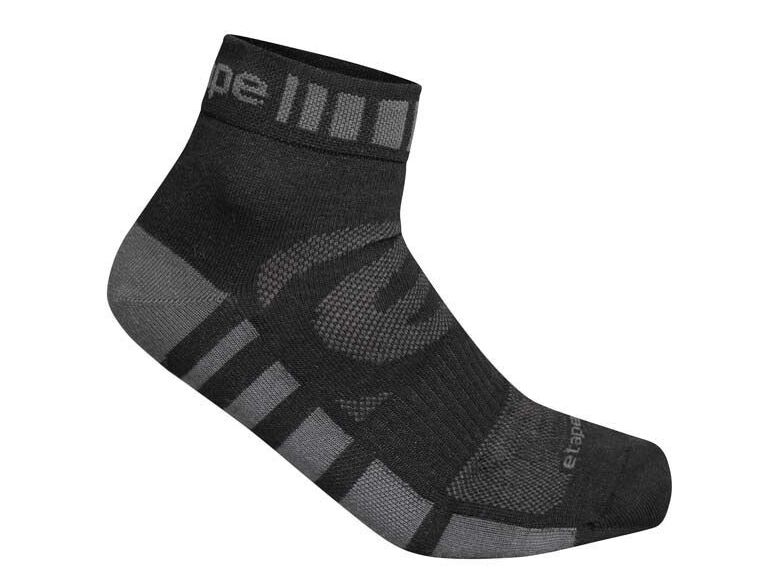Etape - ponožky FEET, černá/antracit