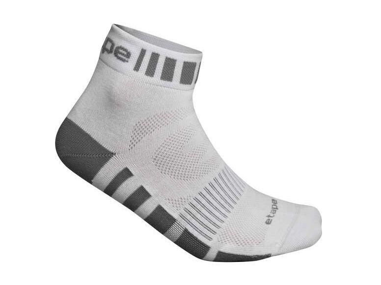 Etape - ponožky FEET, bílá/šedá