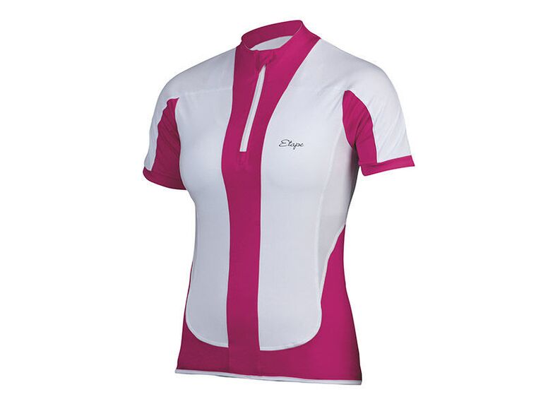 Etape - dámský dres FORTUNA, bílá/růžová